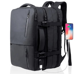 פווארבאג - תיק גב פרימיום למחשב עם מנגנון נפח משתנה